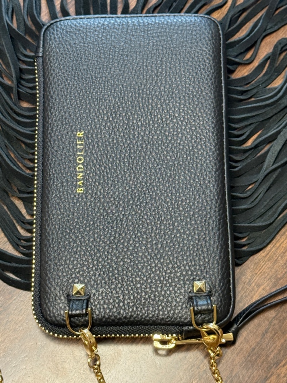 Bandolier Fringe Expanded Pouch with Bandolier Millie Star Crossbody Strap - Picture 4 of 16